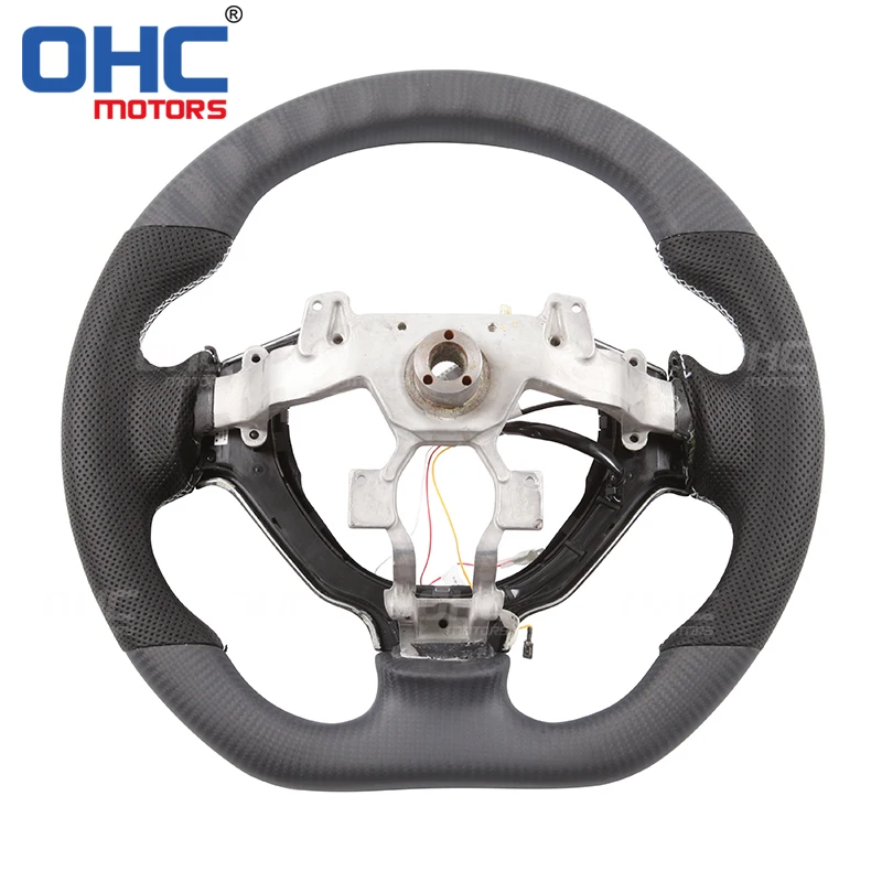 Матовое светодиодсветодиодный рулевое колесо из настоящего углеродного волокна
