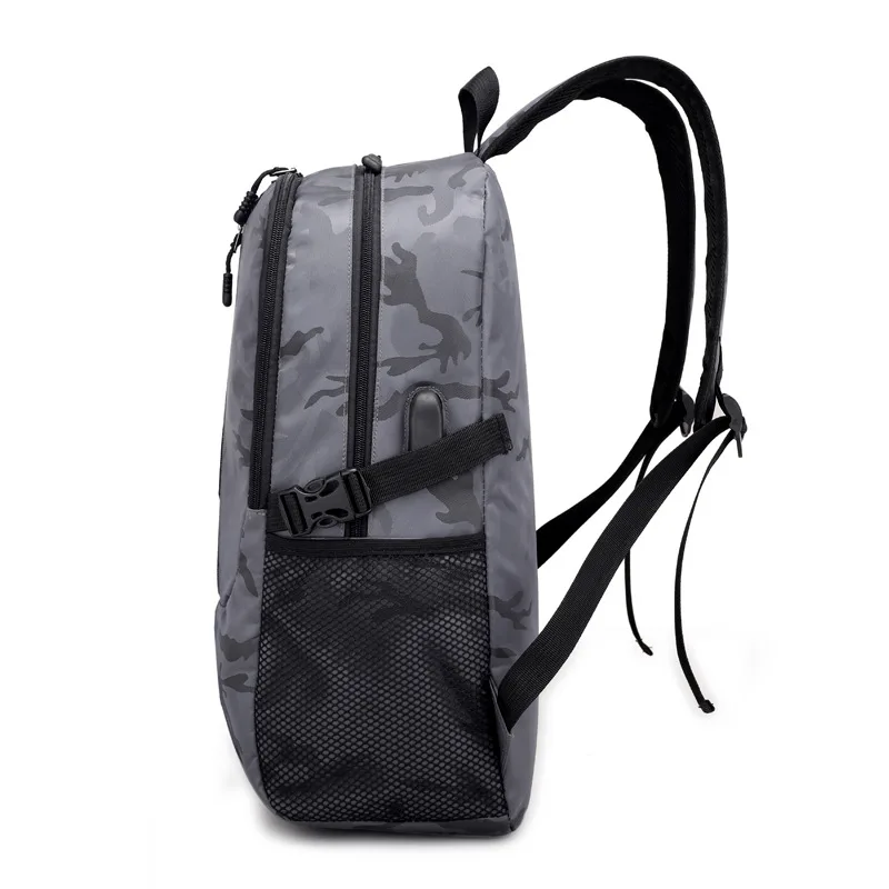 Oxford Men Backpack Camouflage Waterproof Male School Travel Notebook Bagpack USB Charing Tactical Mochila Mujer CJ899 | Багаж и сумки
