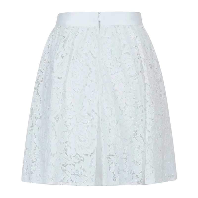 Max Spri 2019 Summer New Fashion Women Elegant Slash Neck Short Sleeves Top A Line Mini Skirt 2 Piece Set For Office Lady |