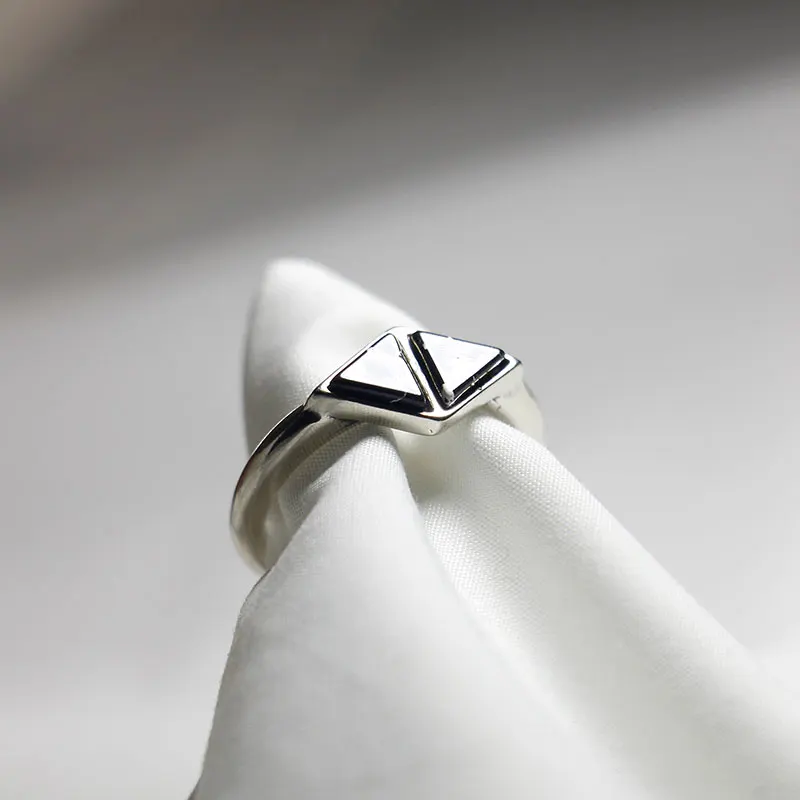 Женское Винтажное кольцо SHENSS из серебра 925 пробы с мраморной бирюзой 925|Кольца| |