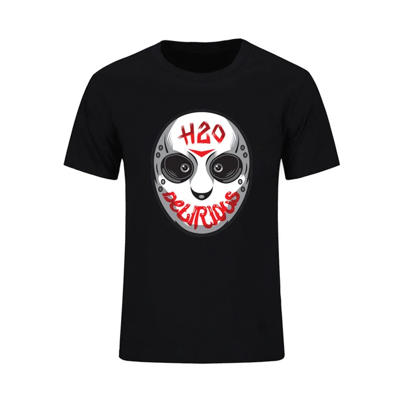 2017 модная бредовая маска Мужская футболка Веселая электрическая Футболка с