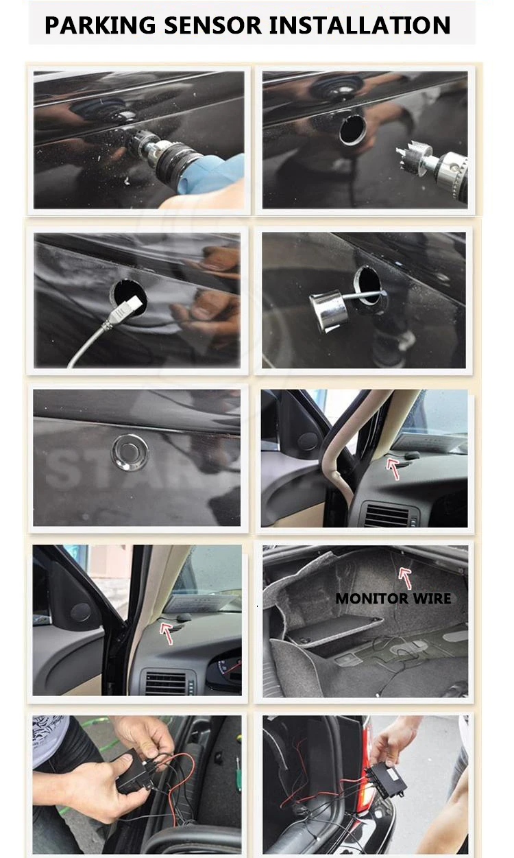 Датчик парковки для Toyota/VW/Ford с OEM датчик 8 сенсор s Система помощи при парковке