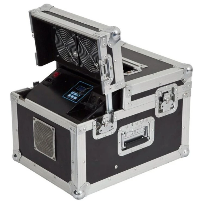 Online Brand new 600 w mgły maszyna nowy 600 w podwójny hazer maszyna mgła maszyna do dymu dmx512 w przypadku lotu