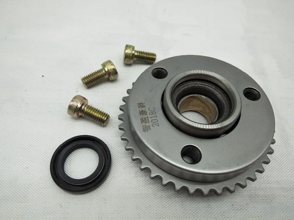 A28 Motorcycle Starter Clutch Assembly For Dayang DY100 JD100 C100 DY JD 100 Threaded Hole One Way Bearing Clutch Spare Parts