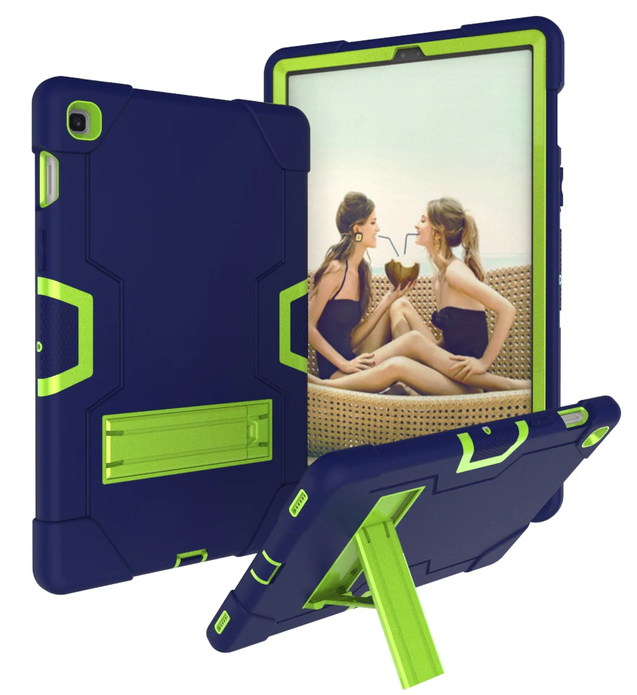 Shockproof Case for Samsung Galaxy Tab S5e 10.5 Case Cover T720 T725 SM-T720 SM-T725 Tablet Shell Funda Coque with Stand Holder