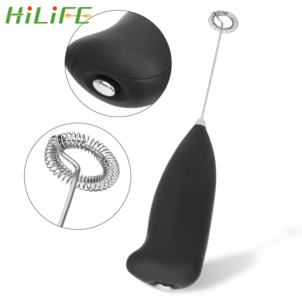 HILIFE инструменты для яиц кухонные инструменты портативные ручки из нержавеющей стали миксер гаджеты вспениватель молока для Кофе Электрические венчики для яиц
