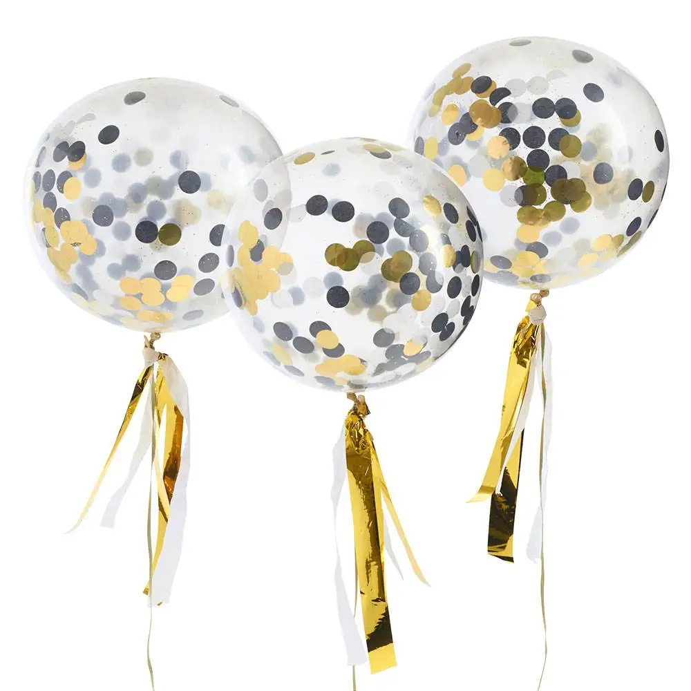 NASTASIA Halloween balloons Confetti balloon 12 inch 5g 10pcs/lot paper waste decoration Bar Decoration Wholesale | Дом и сад