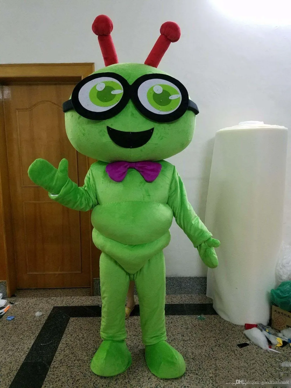 Фото Новый костюм талисмана из пенопласта зеленого цвета для взрослых мультфильма