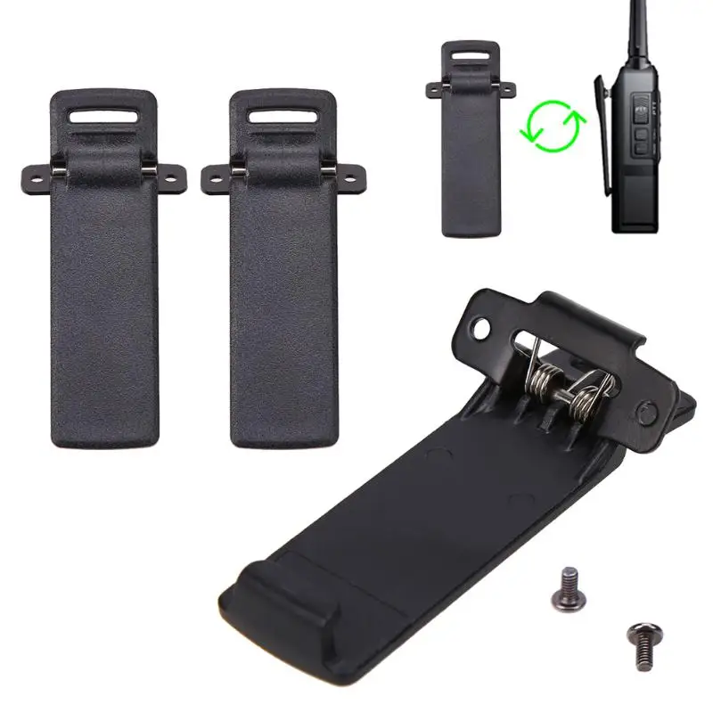 2 шт. зажим для ремня раций Baofeng 2-way Radio UV5R for intercom / 5RA 5R + 5RB 5RC | Автомобили и мотоциклы