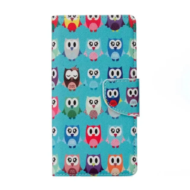 200PCS 2017 Painted Butterfly Flower Animal Owl Tower PU Camouflage Leather Wallet Flip Case for OnePlus 5 One Plus | Мобильные