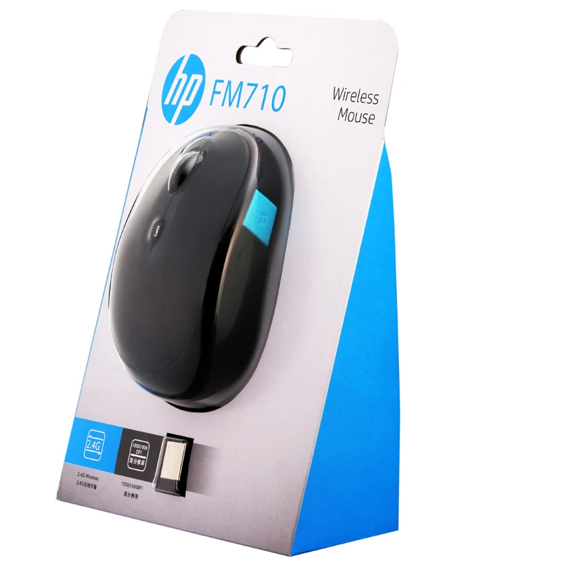 Hp FM710 оптическая USB 2 4 ГГц Беспроводной Mause мышь 1600 Точек на дюйм портативных ПК
