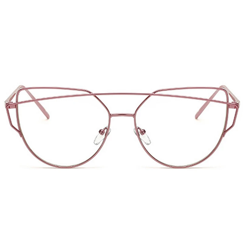 Новые женские винтажные очки с бесцветными линзами оправа для очков прозрачные