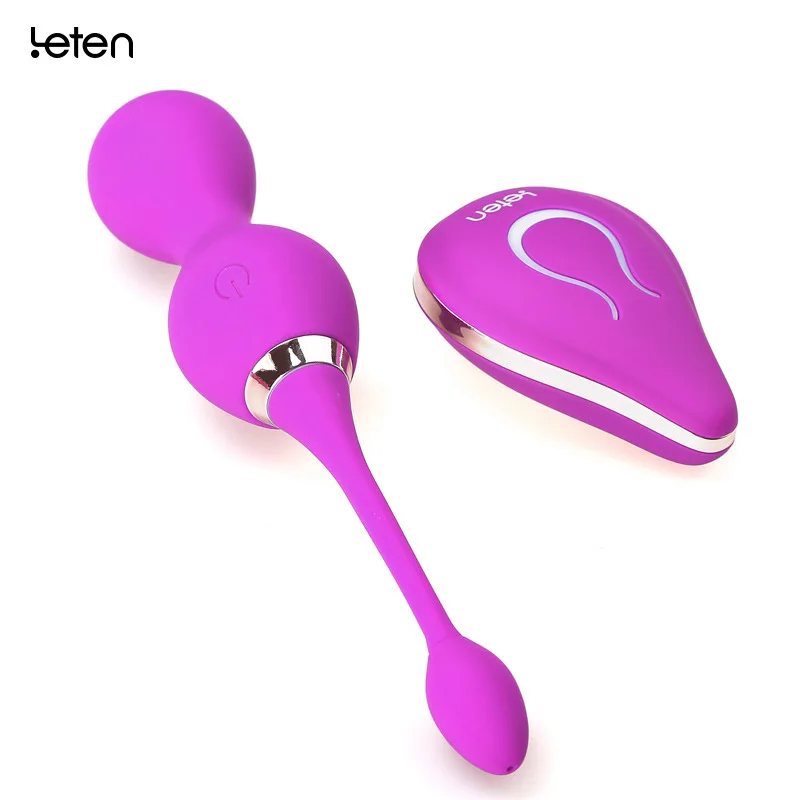 LETEN вибраторы для женщин вагинального сокращения вибрационные яйца беспроводной