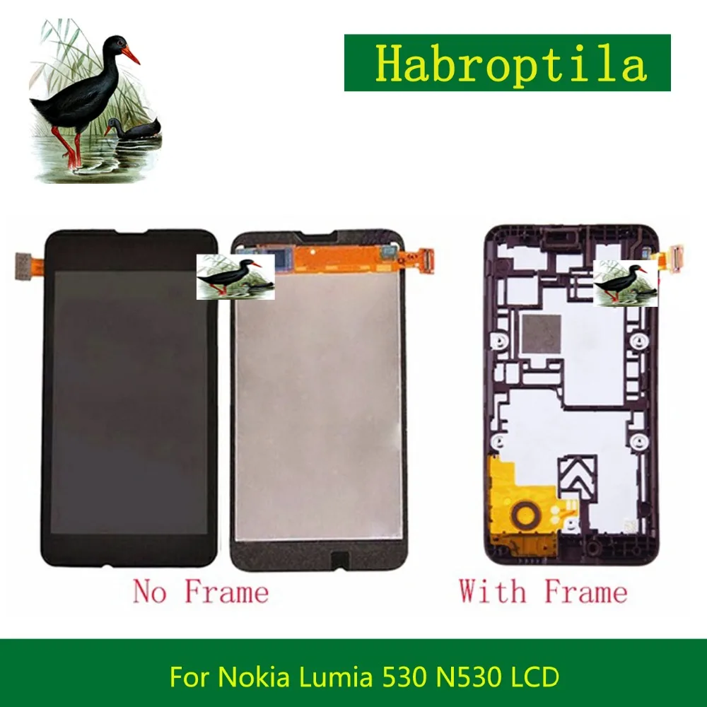 5 шт./лот 4 0 ''для Nokia Lumia 530 N530 Полный ЖК Дисплей с Сенсорный экран планшета