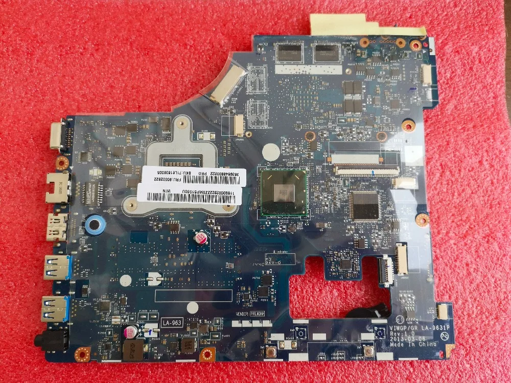 Протестировано на материнскую плату lenovo G500 VIWGP/GR LA-9631P с видеокартой AMD HM70