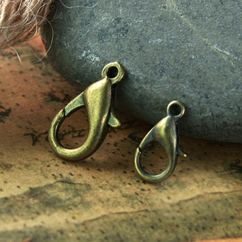 Крючки с застежкой лобстером ОБЖИМНАЯ пружина защелкивающиеся соединители
