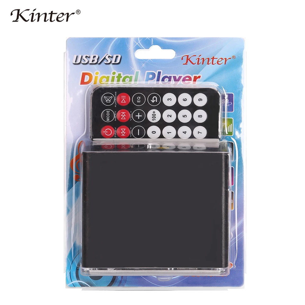 Kinter A2 мини Предварительный усилитель аудио и динамик плеер играть стерео звук