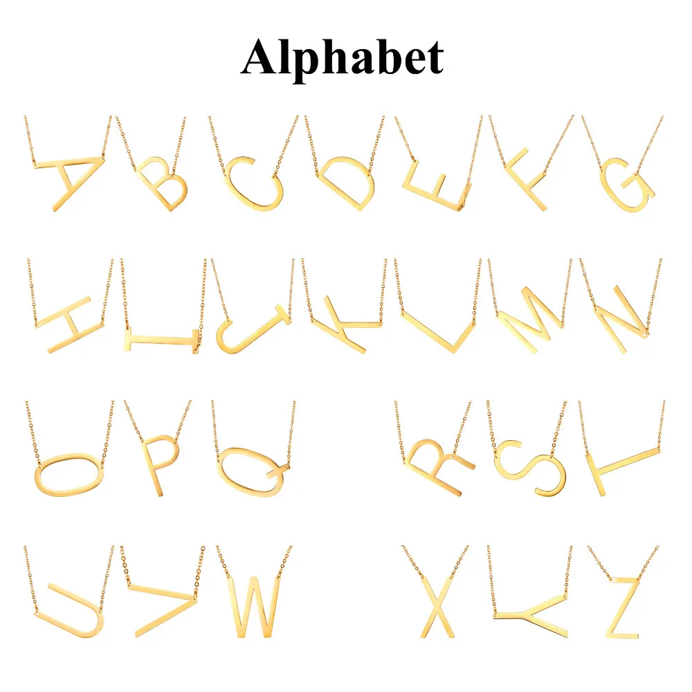 Подвеска с буквой S из нержавеющей стали Kpop чокер цепочкой золотого/черного цвета