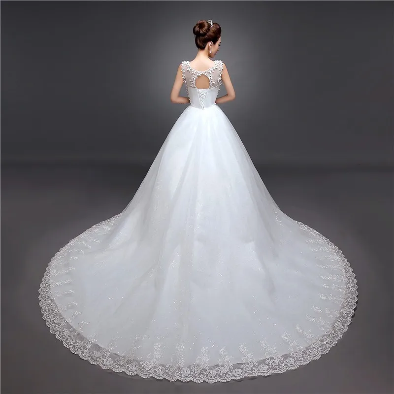 Женское свадебное платье It's yiiya белое кружевное с 3D цветочной аппликацией и