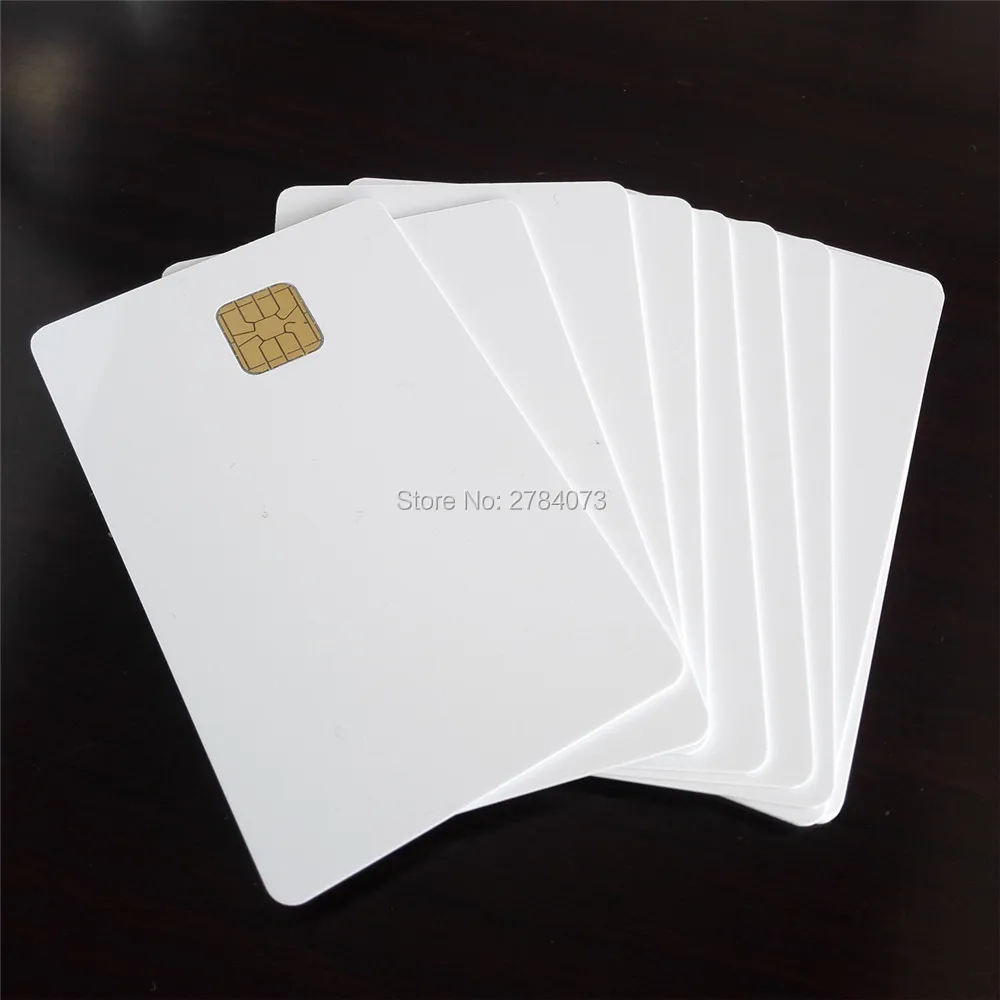 50pcs/lot Factory Sales 4428 Card Smart Chip Blank RFID Secure Memory Cards | Безопасность и защита