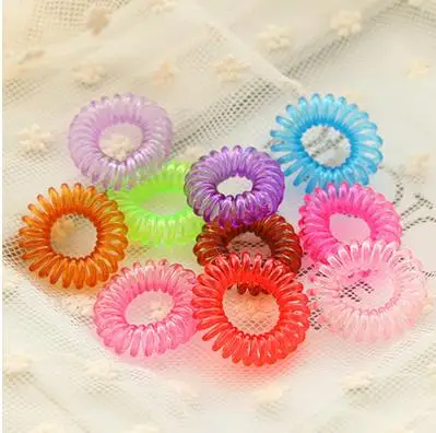 5 шт./лот женские хвост резинки для волос глава галстук телефон Провода шнура