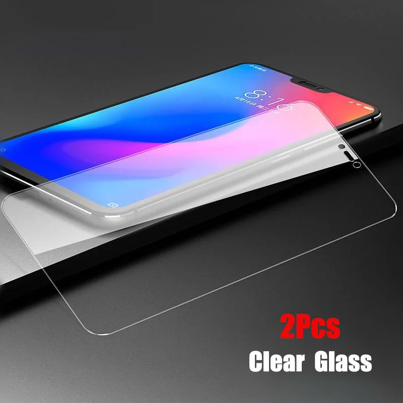2pcs HD glass 2 шт./лот, закаленное стекло для Xiaomi Mi A3 A2 Lite, защита экрана, анти-Blu-Ray стекло для Xiaomi Mi a2 a3, пленка из закаленного стекла - Цвет: 2pcs HD glass