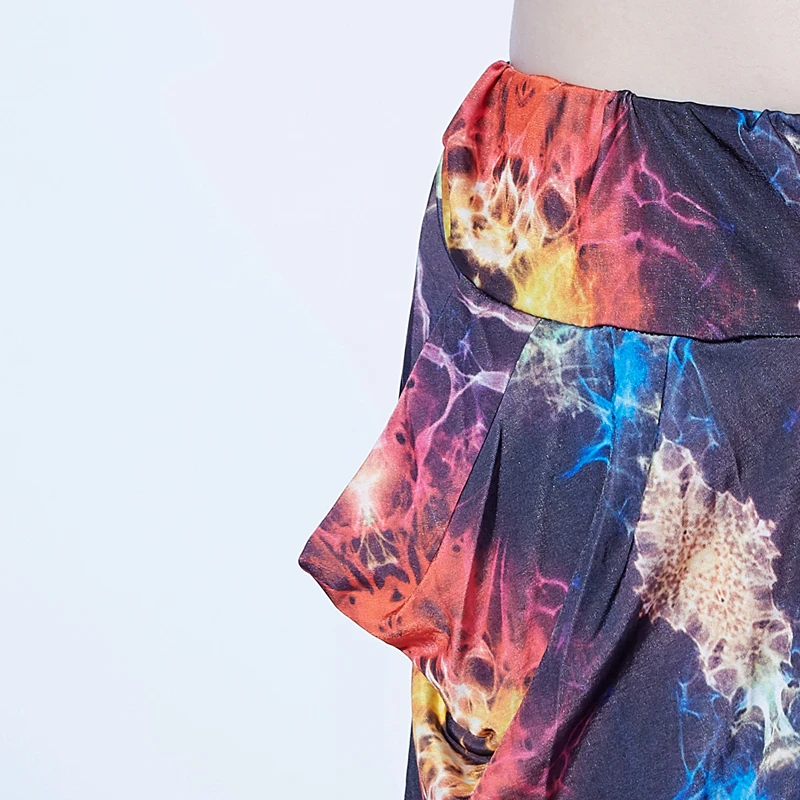 2016 модные брендовые джазовые шаровары женские хип-хоп штаны для танцев каракули