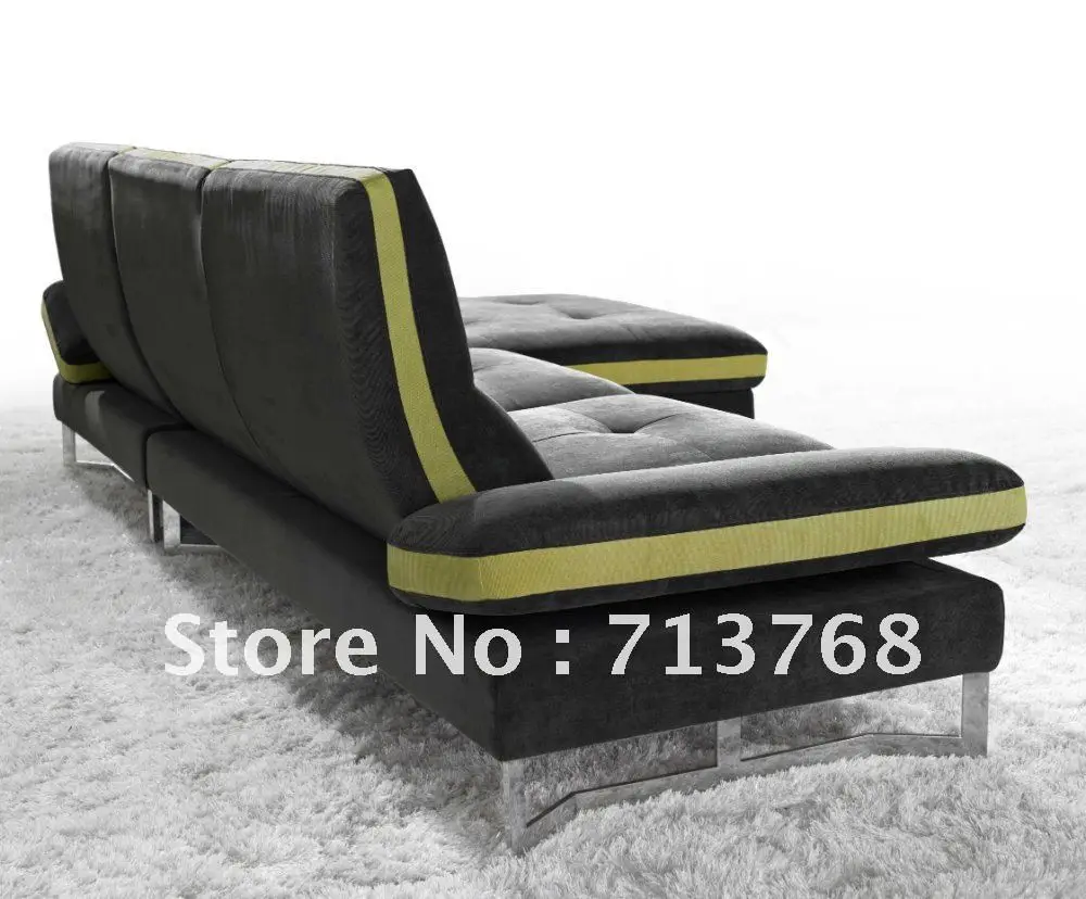 Современная мебель/гостиная секционный/угловой кожаный диван MCNO9072 | Мебель