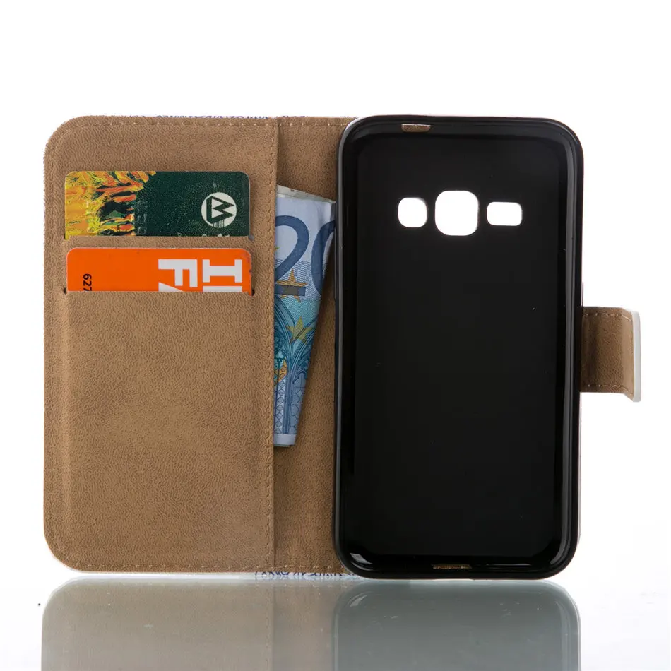 

Cover Case For Samsung Galaxy J3 2016 2015 J310F J310 J300 Prime J3Prime Flower Girl Koala Leather Wallet Flip Phone Fundas P23Z