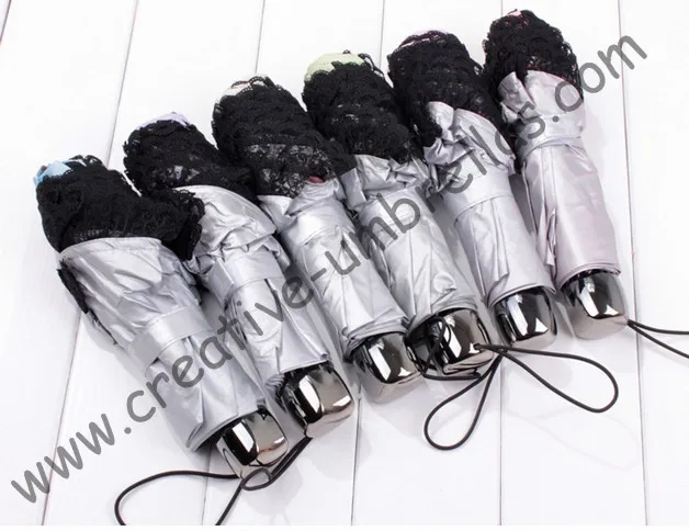 Искусственный Райский зонтик UPF&gt40 + женский серебряное покрытие (защита от