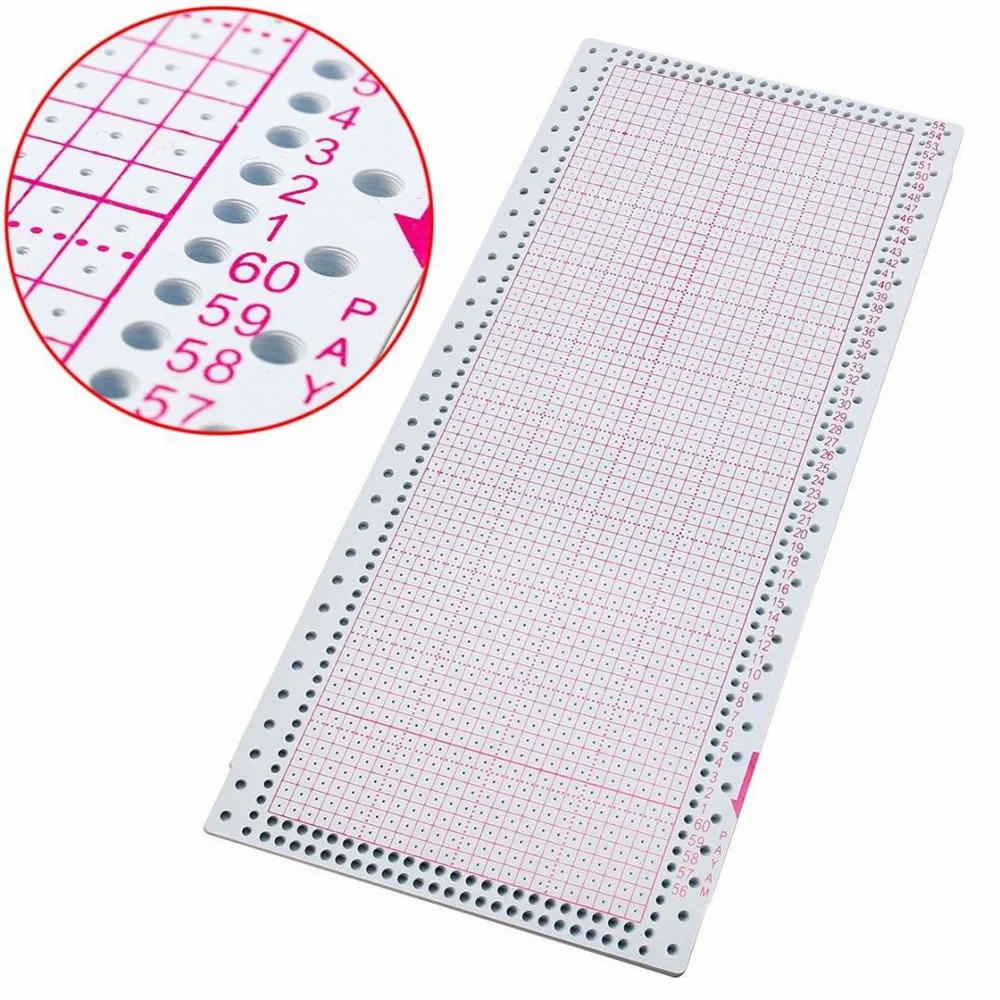 

10pcs/set Premium thickened Blank Punch Card red blue color 24 Stitch fit for Brother Singer knitting machine accessories