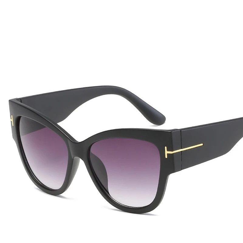 Gradient Points Sun Glasses Tom High Fashion Designer Brands For Women Sunglasses Cateye oculos de sol feminino Luxury Vintage | Аксессуары