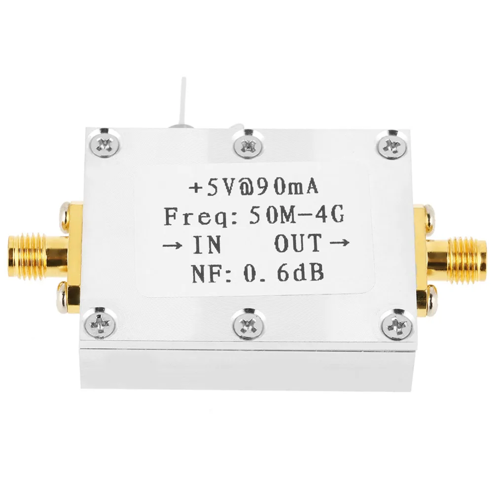 1 шт. РЧ-усилитель низкий уровень шума, радиомодуль, LNA 50 M-4 GHz NF = 0.6dB RF FM HF VHF/UHF Ham Radio-110dBm