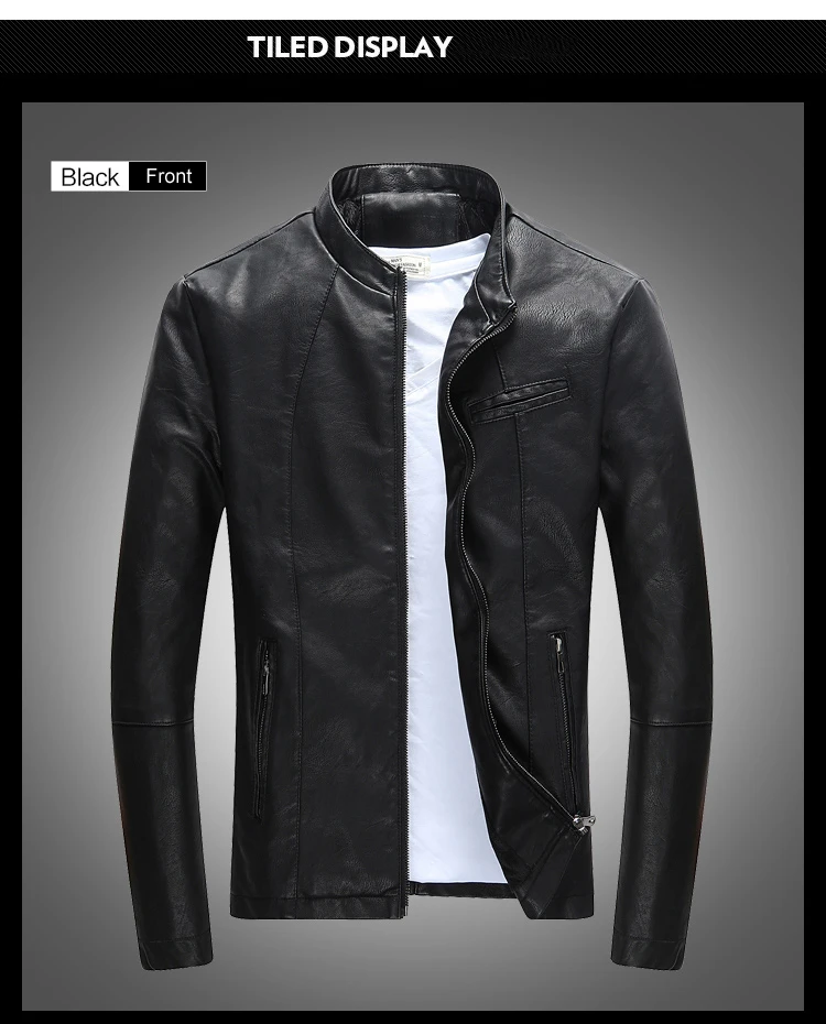 Новинка года; сезон осень; мотоциклетный воротник; Chaqueta Cuero Hombre; высокое качество; облегающий крой; bouson Homme Cuir