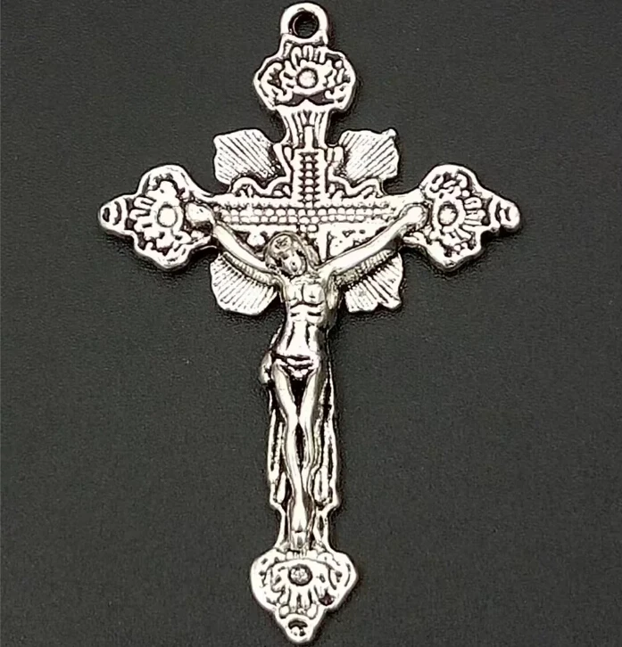 Fashion Vintage silver A variety of Roses Crosses Anh cross Ankh Charm bracelet&ampNecklace pendant Accessories M34 | Украшения и