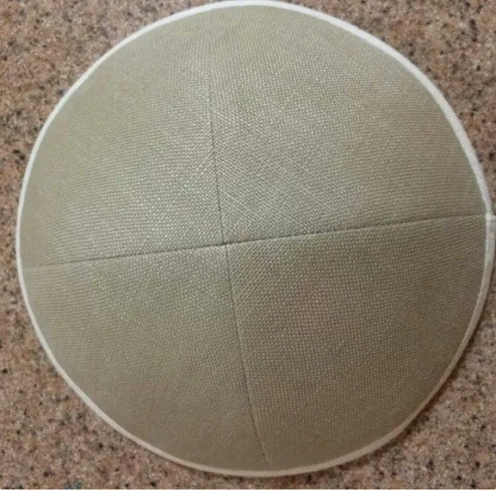 Льняная атласная сырая шелковая Роскошная еврейская кипа YARMULKE KIPPOT | Аксессуары