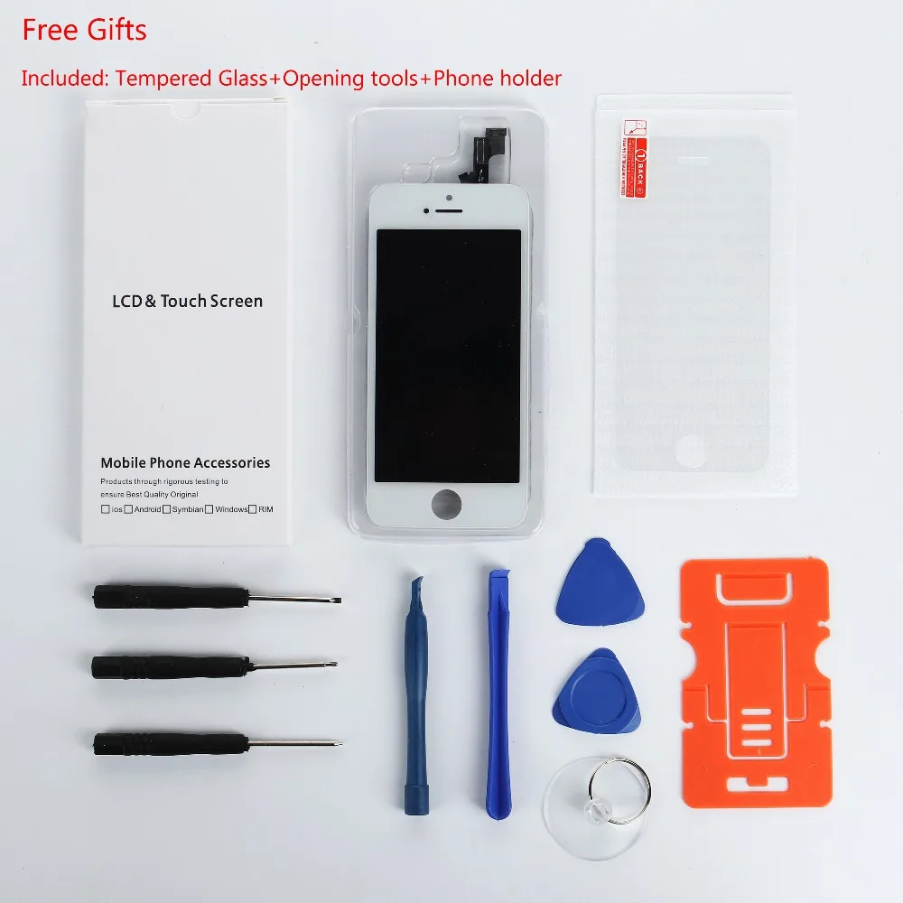 Класс AAA + для iPhone 6 6S 6Plus ЖК-дисплей с 3D сенсорным экраном предварительно собранный