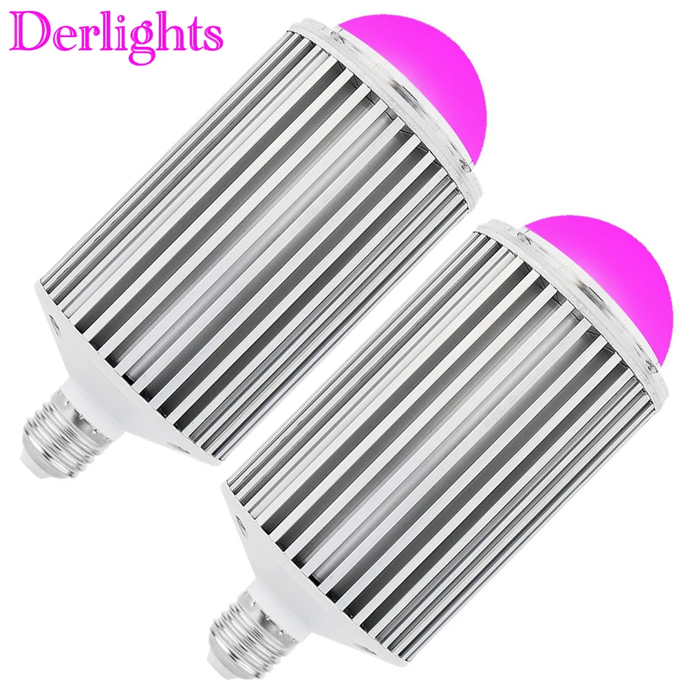 2 шт 60W/120W/180W E27 COB светодиодный Grow светильник лампочка для Культивирование на