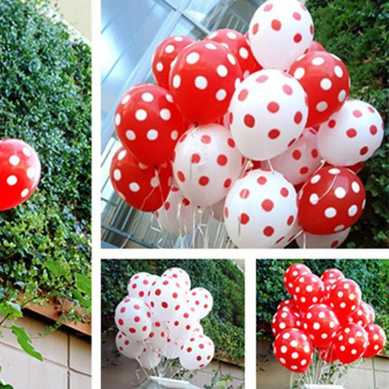 2018 Helium Balloon Happy Birthday Wave Point Ball 12inch Atex Round Colorful For Children Kids Party Decor Supplies | Дом и сад