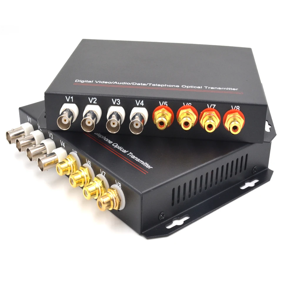 Многофункциональный 4 канальный видео аудио данных оптический медиа конвертер