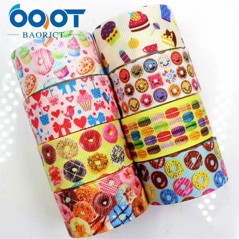 Корсажная лента с принтом торт 176168 25 мм аксессуары для одежды волос материал