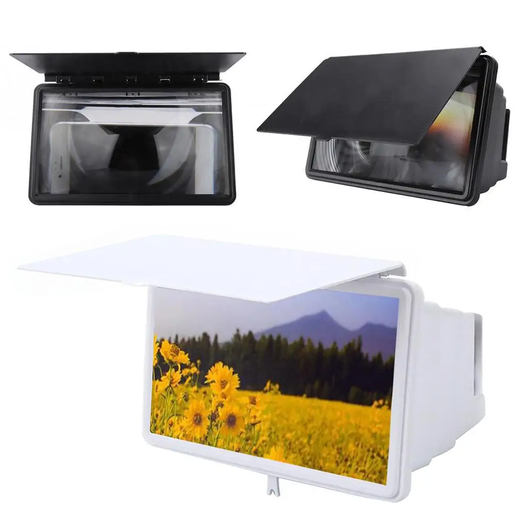 Телескопический мобильный увеличитель для экрана телефона 2-4 раза настольная