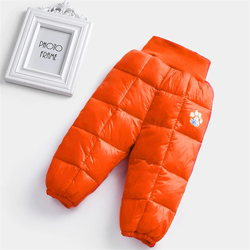 Детские штаны Длинные теплые зимние брюки для девочек Непромокаемые Штаны