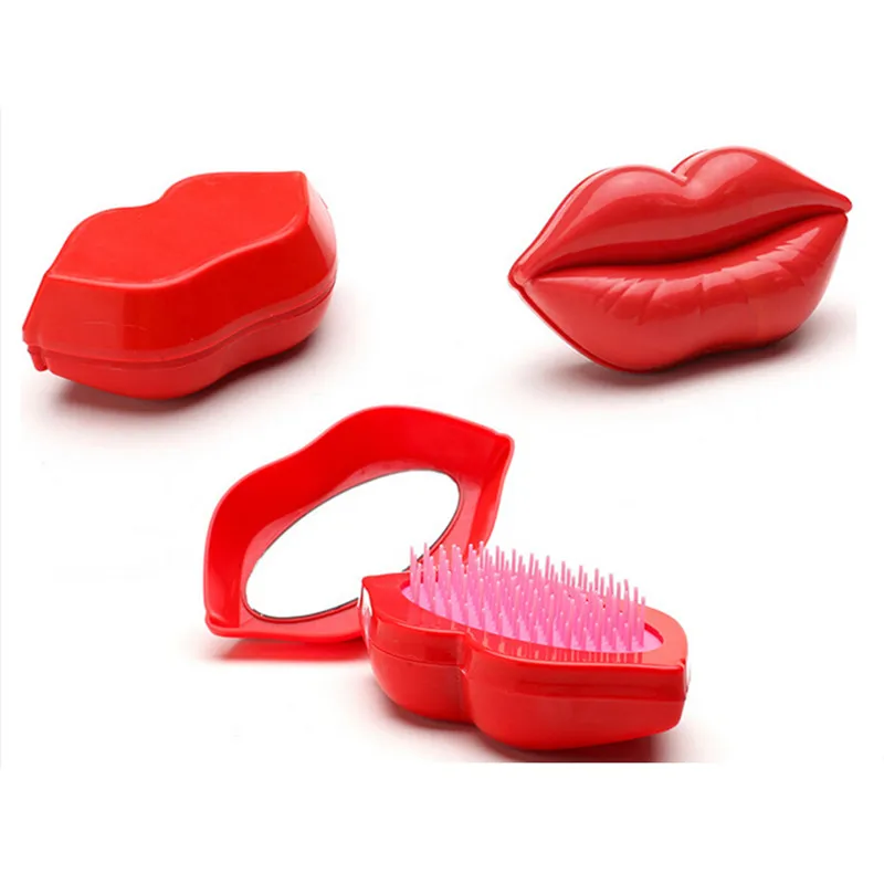 Расческа для волос в форме губ массажная расческа Антистатическая прически