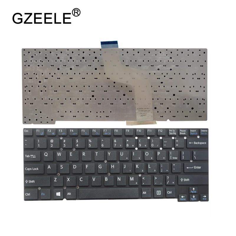 GZEELE новая английская клавиатура для ноутбука sony Vaio SVT131A11V SVT1312L1RS SVT13114GXS SVT13116FXS SVT13118FXS SVT13 без рамки