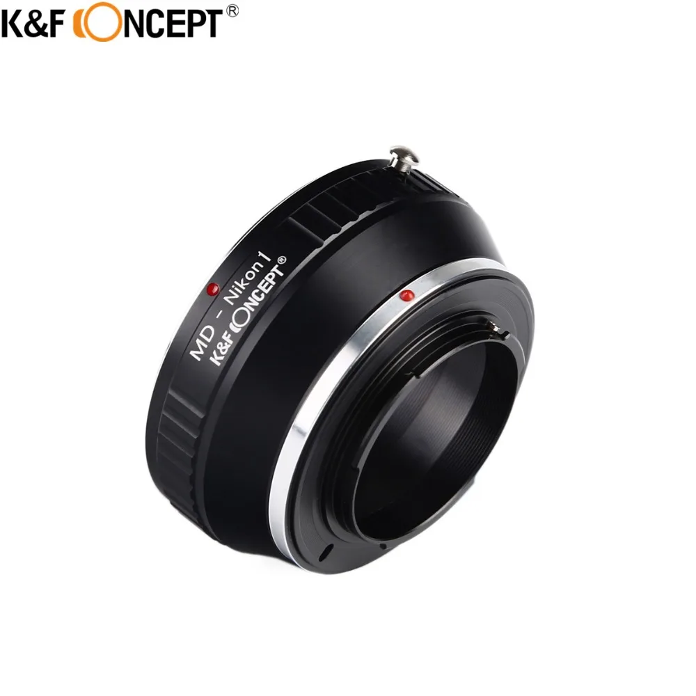 K & F CONCEPT для объектива камеры EOS M4/3 кольцо адаптер Minolta MD к корпусу Nikon1 V1/J1|k&f concept