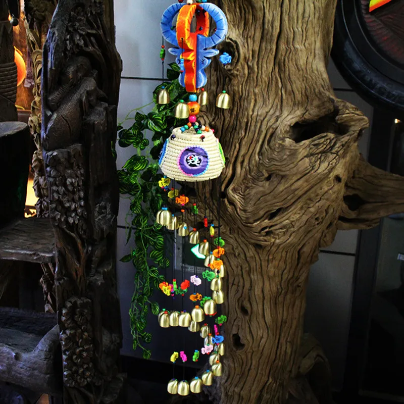 Креативные длинные вихревые 34 колокольчика в национальном стиле двухтоновые