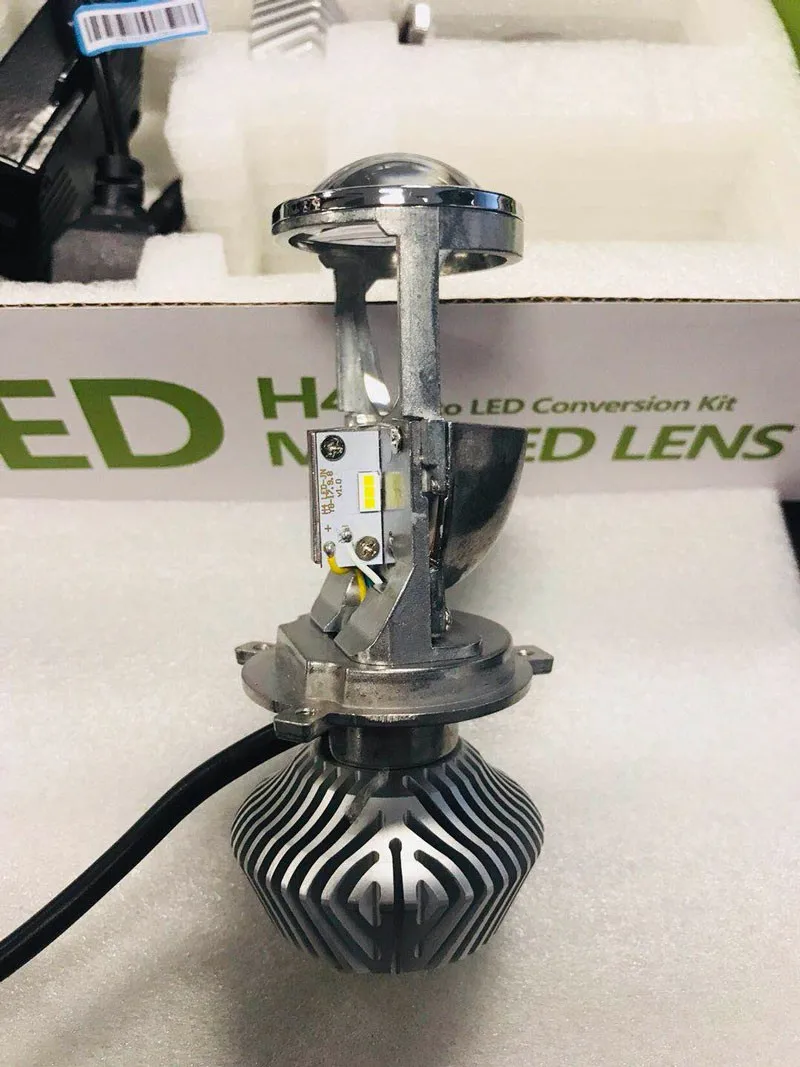 Cветодиодные лампы для авто фары led лампа ходовые огни лед диодные лампы для авто Автомобиль светодиодный лампы мини H4 60 Вт объектив проектора автомобиль для укладки Высокая Низкая луч для автомобиля налобный фонарь