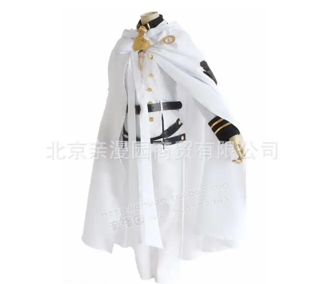 Костюм косплея Owari no Seraph Mikaela Hyakuya из аниме серафа конца полный комплект
