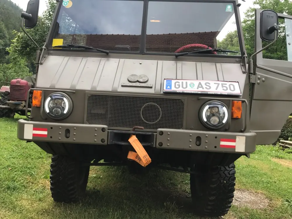 Для lada niva 4x4 7 дюймов Круглая светодиодная фара Halo Ring Angel Eye DRL Янтарный поворотный